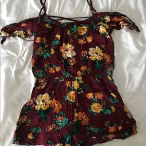 flowery romper